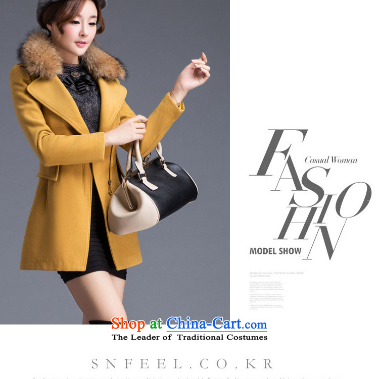 Gross? 2015 autumn and winter coats female new woolen coats in long? 